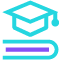 Tealium Customer Data Platform for Educational Institutions Graduation hat icon