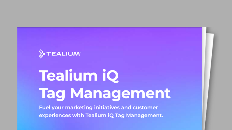 Tealium IQ 800x450